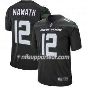 Maillot Homme New York Jets Joe Namath 12 Nike Noir